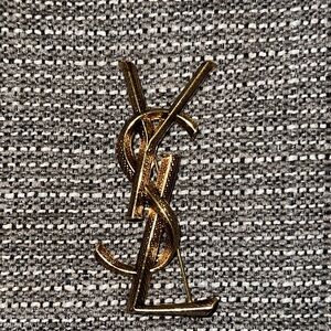 Yves Saint Laurent Gold Brooch